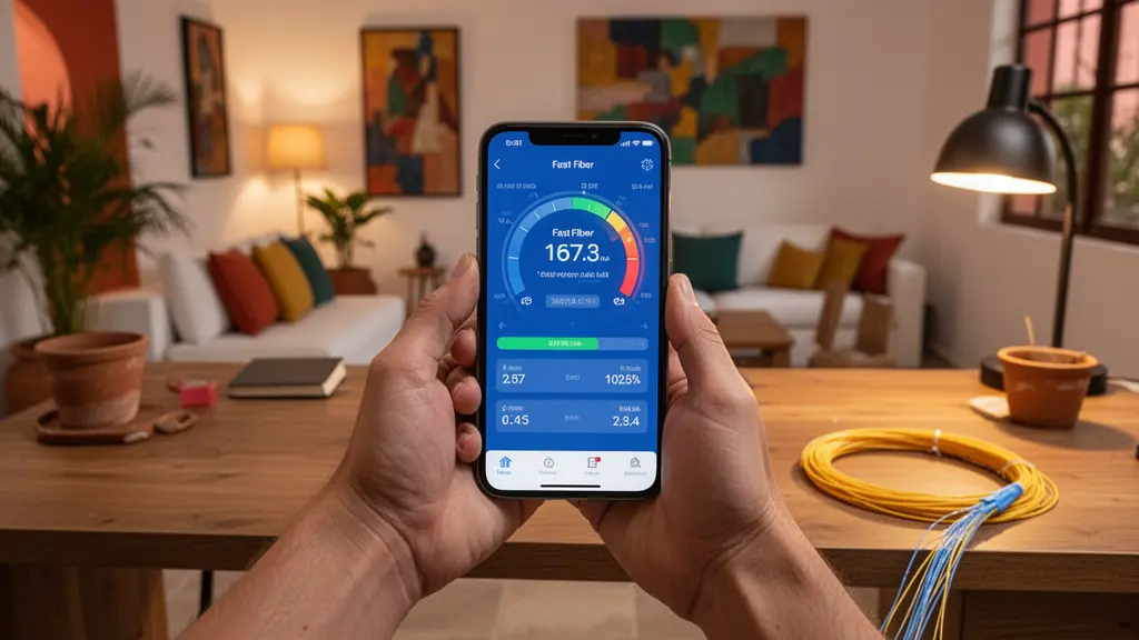 Prueba de velocidad de internet en CDMX