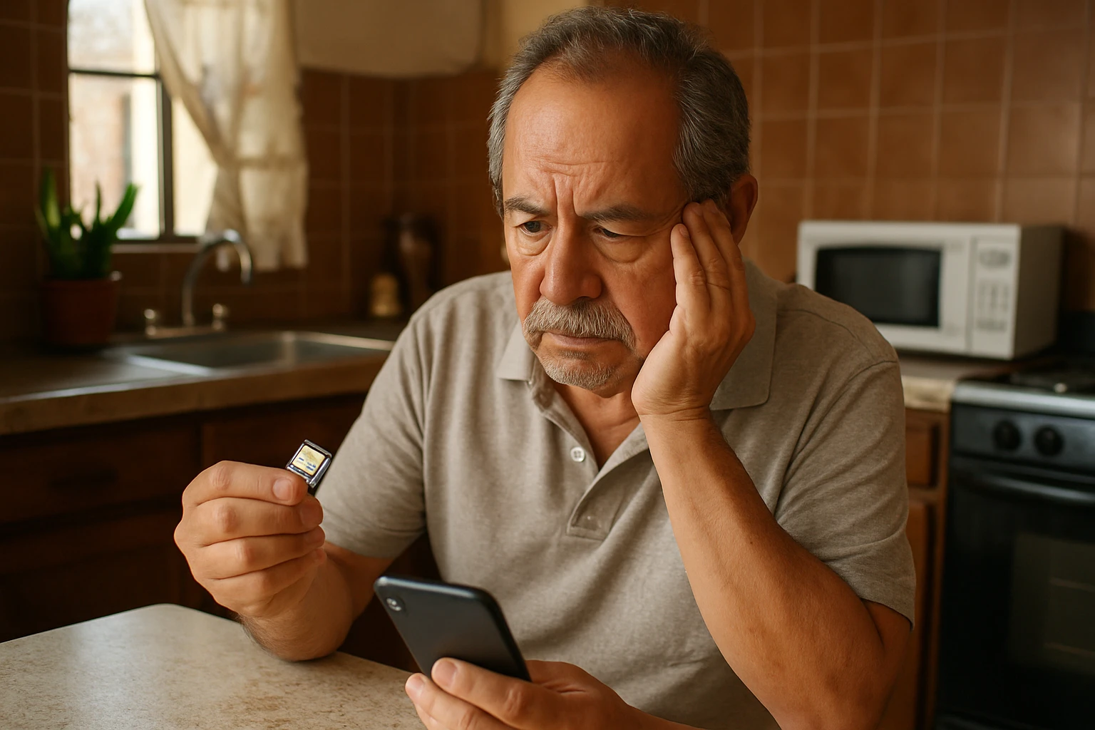 Realistic photo illustrating Mejor eSIM para México (cómo elegir sin pagar de más)